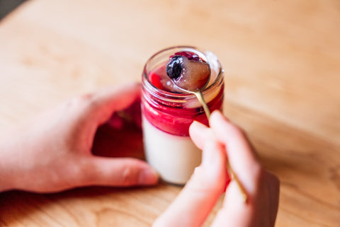Peche et Framboise - 桃とラズベリーのムーススイーツ -